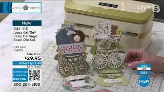 Anna Griffin Baby Carriage Easel Die Set