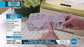 Anna Griffin Carriage Slimline Easel Card Dies