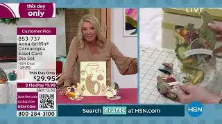 Anna Griffin Cornucopia Easel Card Die Set