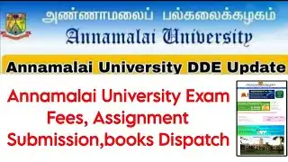 Annamalai University Distance Education Important Updates 👍