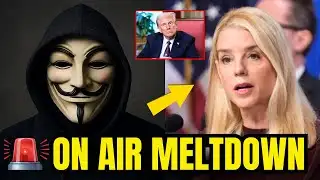 Anonymous Exposes: AG Bondi MELTS DOWN on LIVE TV as DOJ COLLAPSES