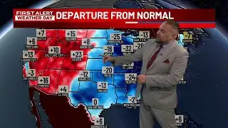 Another frigid night ahead, before warmer temperatures arrive Monday afternoon