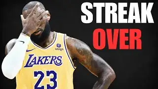 Another Lebron James Streak is OVER
