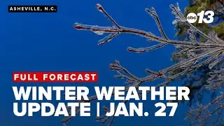 Another potential winter storm headed to NC this weekend | Full forecast: Jan. 27