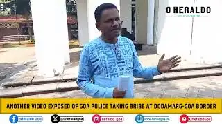 Another video exposed of Goa police taking bribe at Dodamarg Goa Border