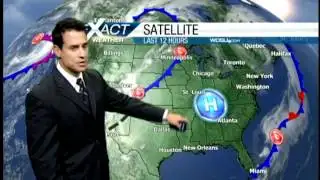 Another warm day with only an isolated shower