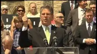 Anti-abortion activists target Harper