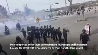 Antigovernment protests continue in Peru