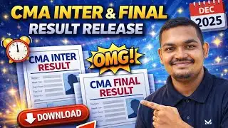 ⏰ anytime result! cma inter & final result dec 2025 ⚡ || 😱 cma result dec 2025 out?