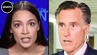 AOC Attacks Corruption And Mitt Romney PANICS
