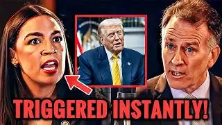 AOC PANICS On Air After NPR Host Asks One Trump Question