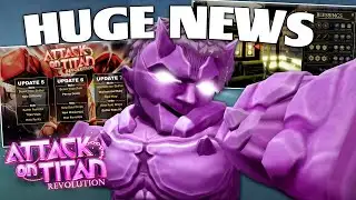 AOT Revolution UPDATE 4 BIG NEWS AND ROADMAP!