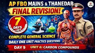 AP FBO Mains General Science Final Revision🔥| Unit 6 | Daily Unit-Wise Practice MCQs by Sushma Mam