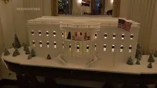 AP reporter describes walking through the White House Christmas decorations