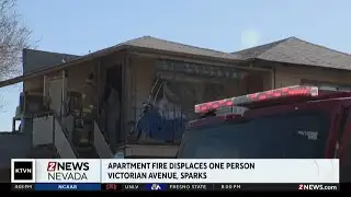 Apartment fire displaces one