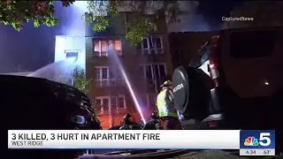 Apartment fire in Chicago