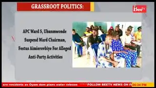 APC WARD 5 CHAIRMAN SUSPENSION.