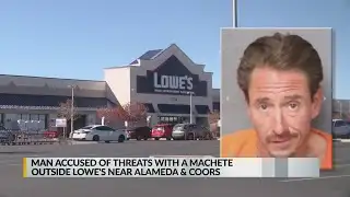 APD arrests man waving machete outside Lowe