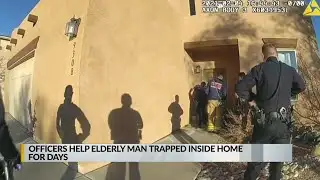 APD officers rescue elderly man stranded in own home