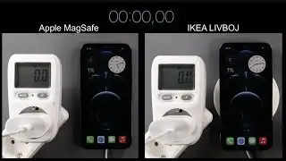 Apple MagSafe Charger vs IKEA Wireless Battery Charger Speed Test Using iPhone 12 Pro ($39 vs $4.99)