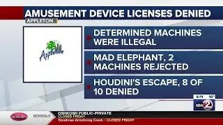 Appleton Common Council unanimously denies amusement device licenses