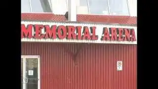 April 30th - Dawson Creek Ice Surfaces Being Repaired