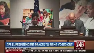 APS Superintendent reacts to being voted out