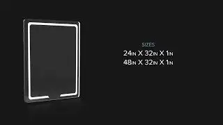 Aquadom Vision Smart LED Lighted Bathroom Mirrors