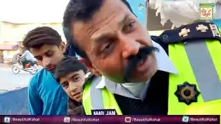 Arab jan In Action   Wheeler Vs Kohat Traffic Wardens