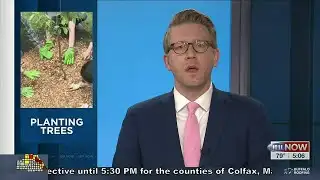 Arbor Day Foundation plants 100 trees in Antelope Park