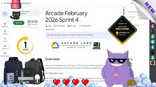 Arcade February 2026 Sprint 4  #2025 | #GSP1005 |#qwiklabs |#Solution