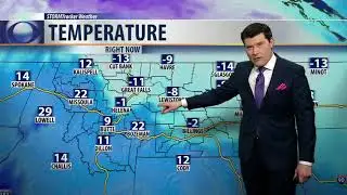 Arctic air continues to impact Montana on Tuesday
