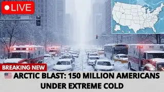 🇺🇸 ARCTIC BLAST: 150 Million Americans Under Extreme Cold — Worst Winter Since 2017!