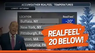 Arctic Blast Brings 15-25 Degrees Below Zero RealFeel Temperatures!