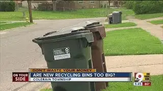 Are new recycling bins too big?