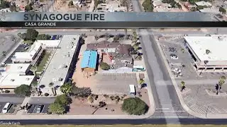 Arizona man faces hate crime charge after synagogue fire in Casa Grande