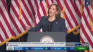 Arkansas Democratic delegates unanimously support Kamala Harris