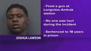Arkansas man gets 18 years for firing gun at Longview Amtrak station