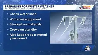 Arkansas power companies prepare for winter weather