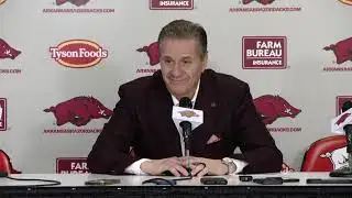 Arkansas Razorbacks HC John Calipari - Kentucky Postgame