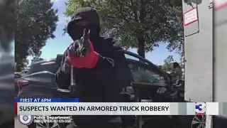Armed, masked men rob armored truck at Kroger
