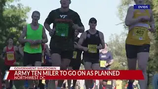 Army Ten Miler to go on as planned despite government shutdown