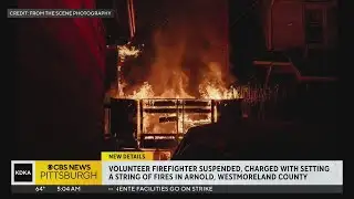 Arnold firefighter suspended, charged with setting string of fires