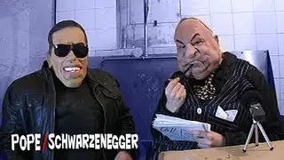 Arnold Schwarzenegger interviewed by Bilbo Pope! | Comedy Sketch