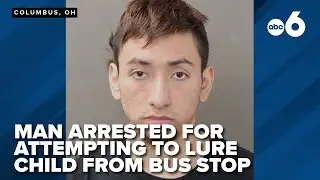 Arrest made after man allegedly tried luring child away from bus stop while exposing himself