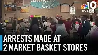 Arrests made after incidents at 2 separate Market Basket stores