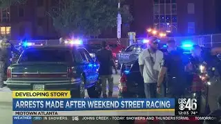 Arrests made after weekend street racing