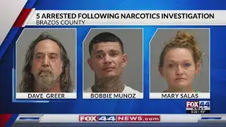 Arrests made in long-term Brazos County drug investigation