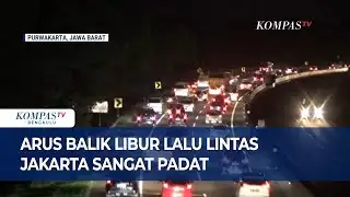 Arus Balik Libur Lalu Lintas Jakarta Sangat Padat