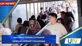 Arus Balik Nataru di Stasiun Bandung Dipadati Penumpang | UN News | UTV